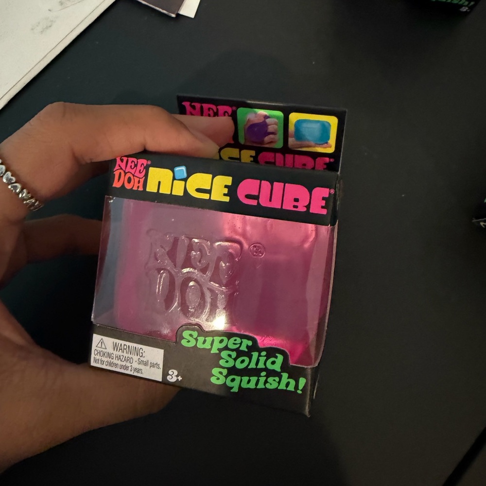 Nice Cube Super Solid Squish! Pink Squishy